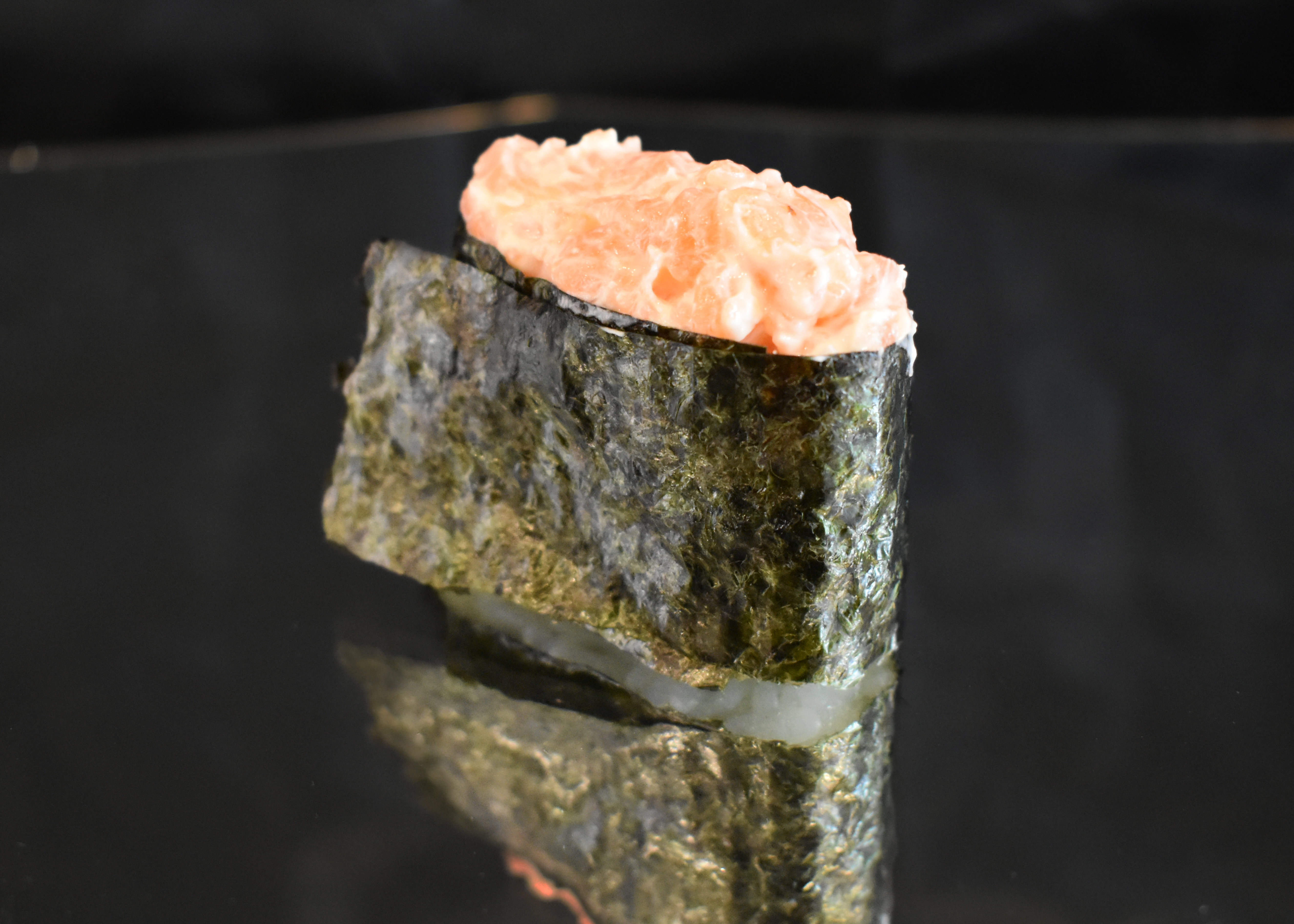 Creamy Salmon Nigiri