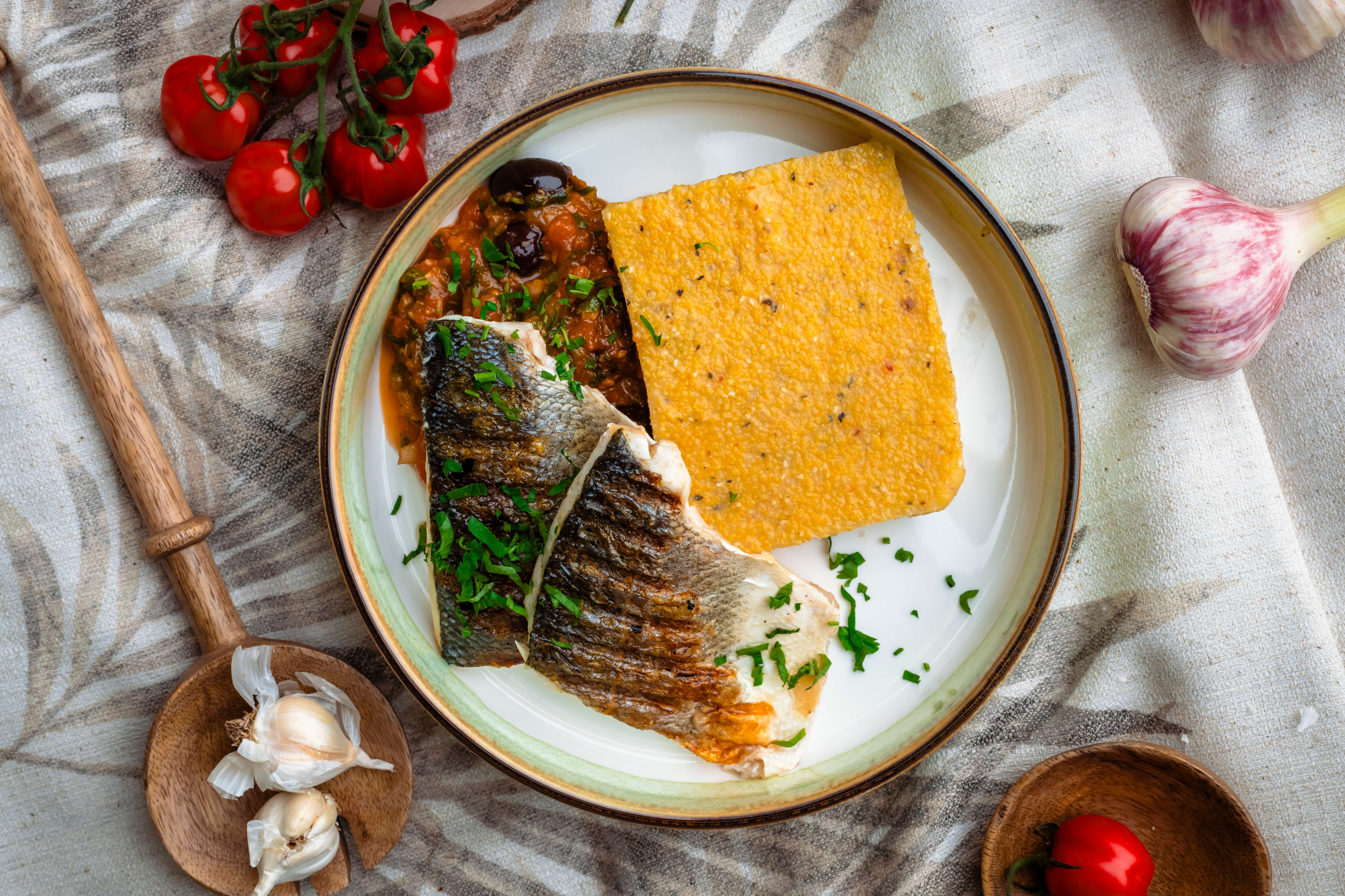 Danube Sea Bass (Saramură Style)