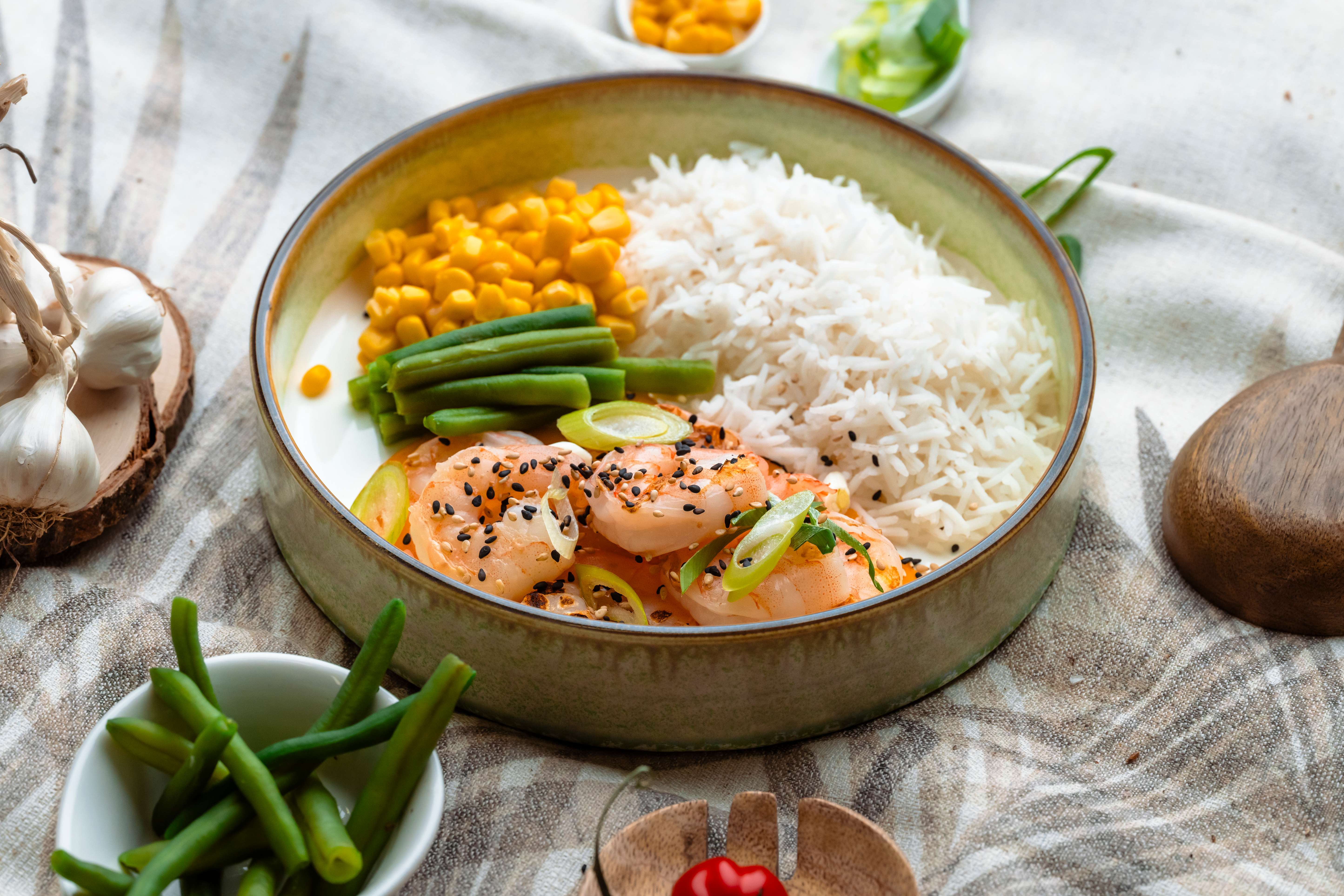 Mango Chili Shrimp Bowl