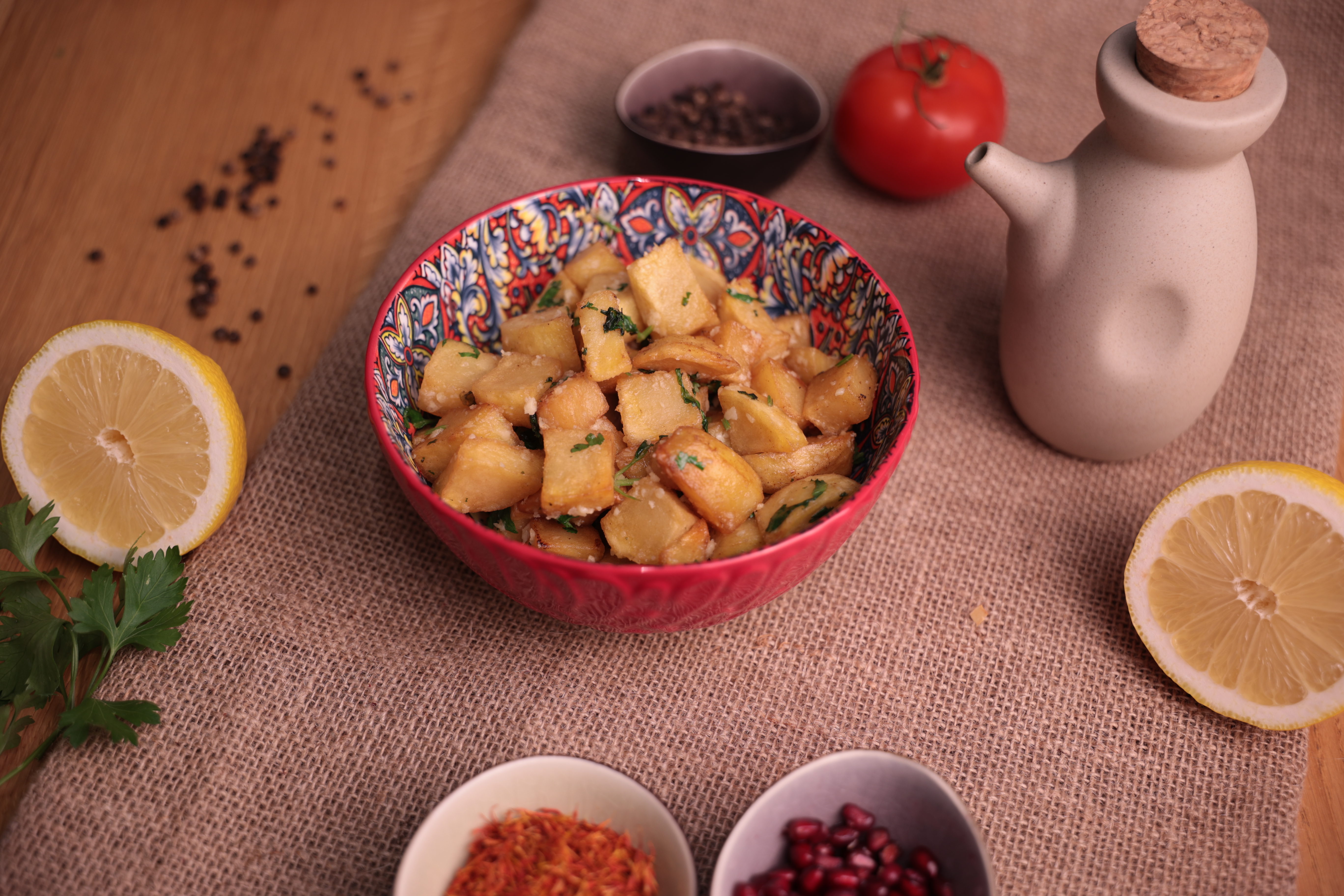 Cartofi cu coriandru