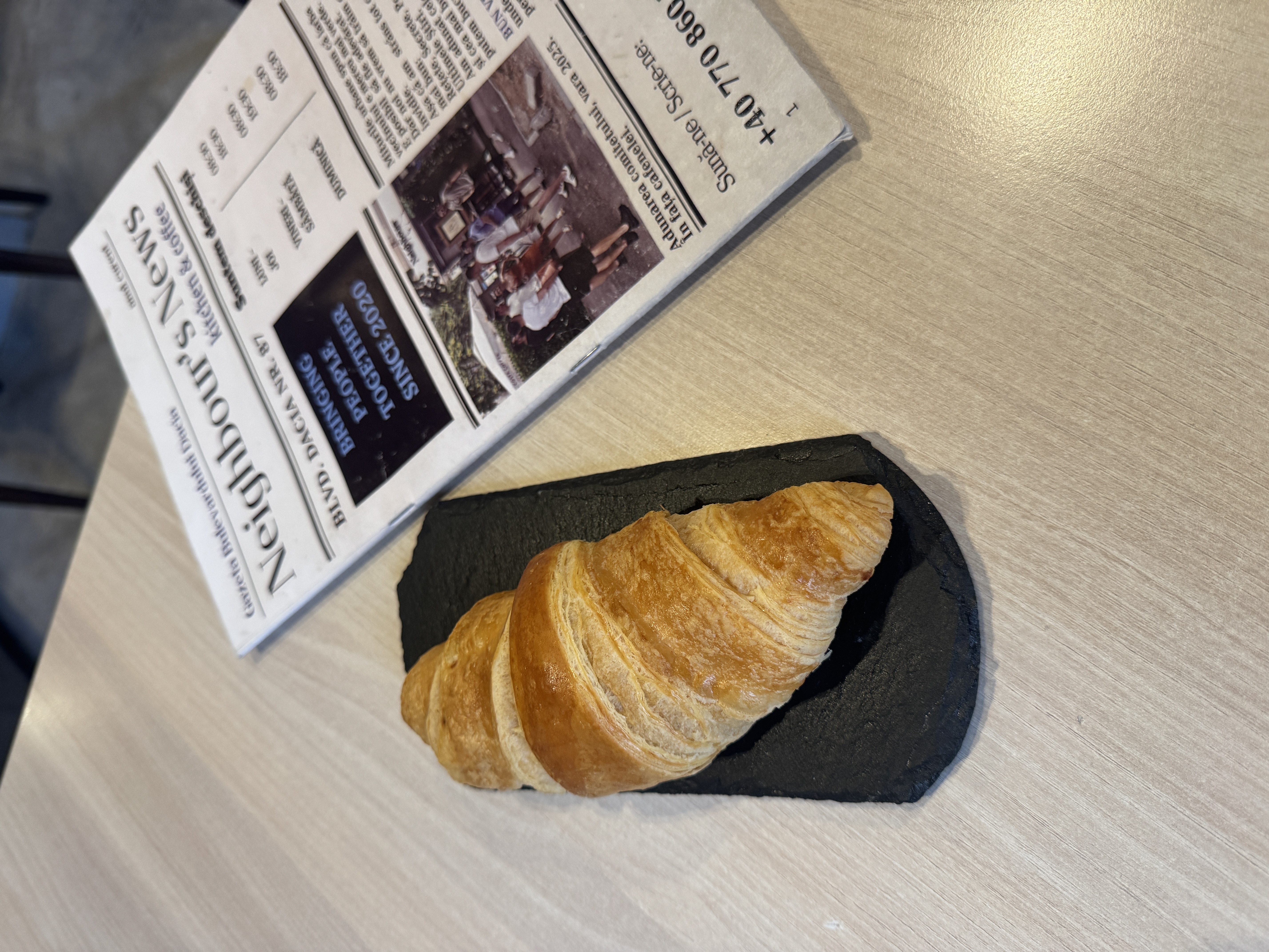 croissant cu unt